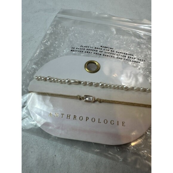 Anthropologie Pearl/Nacrall Beaded Bracelet - Picture 1 of 4